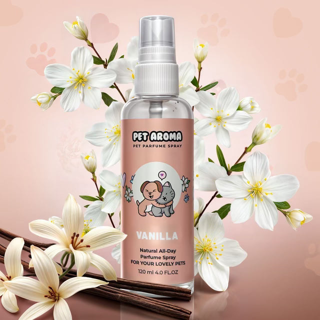 Pet Aroma Vanilla Natural All-Day Perfume 4.0 oz 120 ml