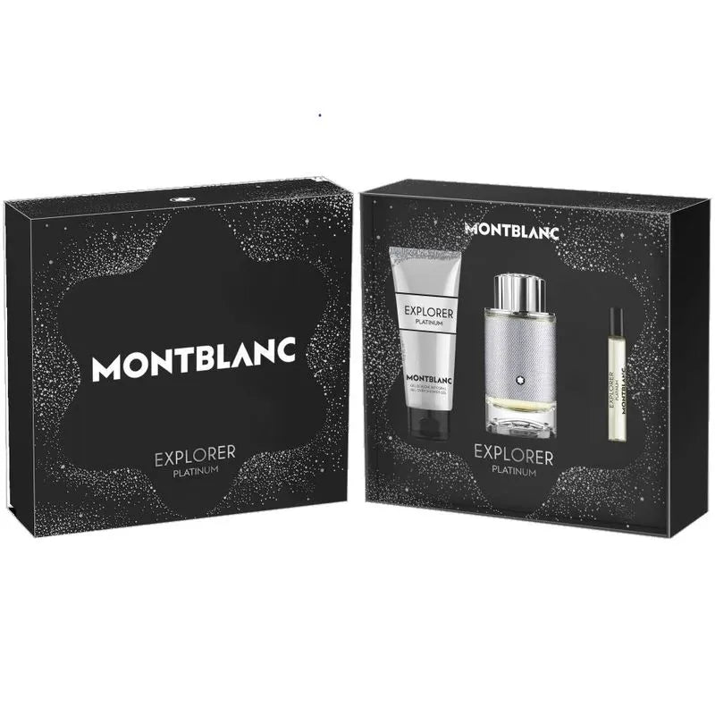 Mont Blanc Explorer Platinum 3 Pcs Set Edp For Men