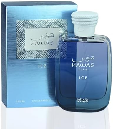 Rasasi Hawas Ice Eau De Perfume Spray 3.4 oz 100 ml