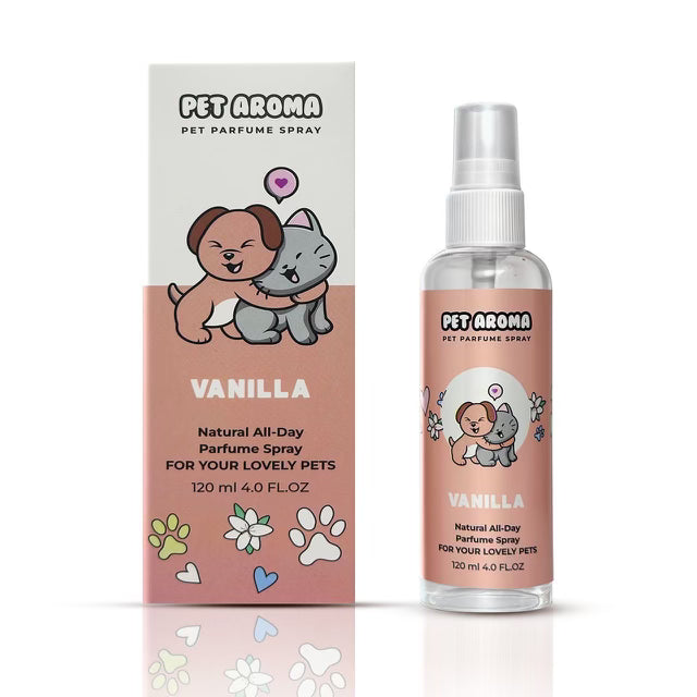 Pet Aroma Vanilla Natural All-Day Perfume 4.0 oz 120 ml