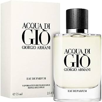 Giorgio Armani Men's Acqua Di Gio EDP Refillable Spray 2.5 oz – Rafaelos