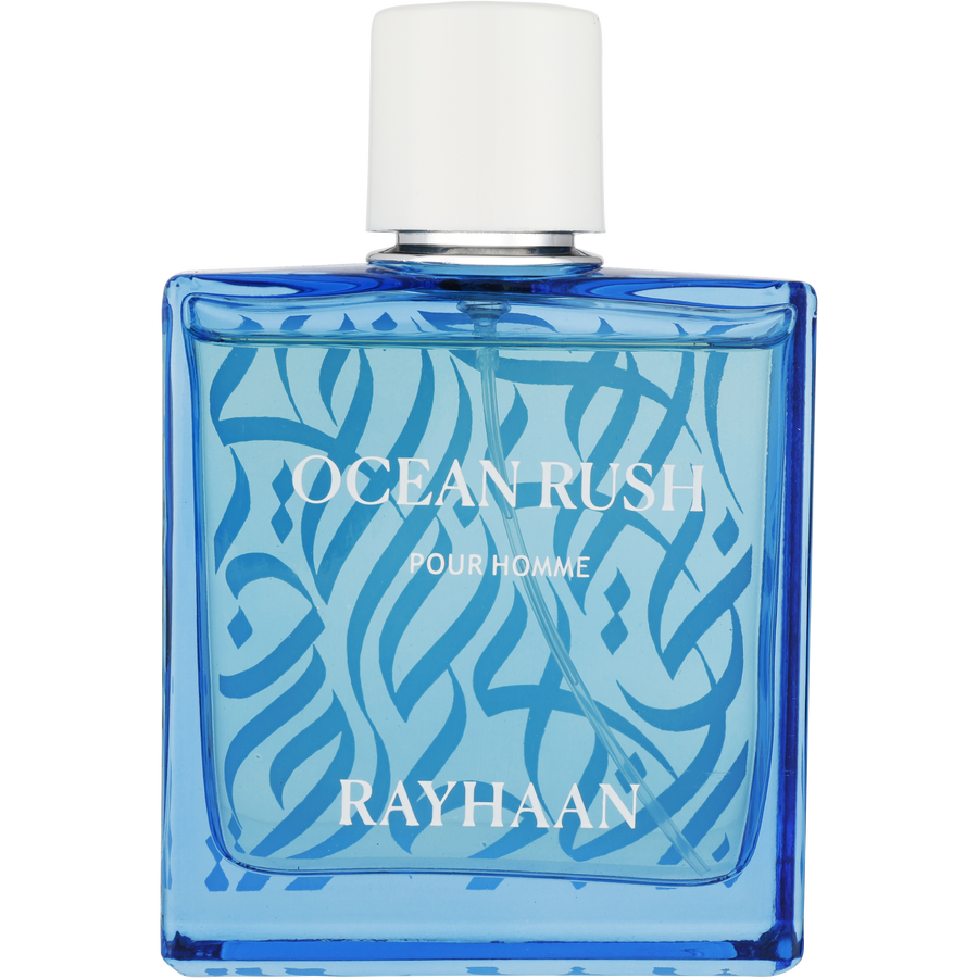 Rayhaan Ocean Rush Eau de Parfum Men 3.4 oz / 100 ml (Aqua Collection)