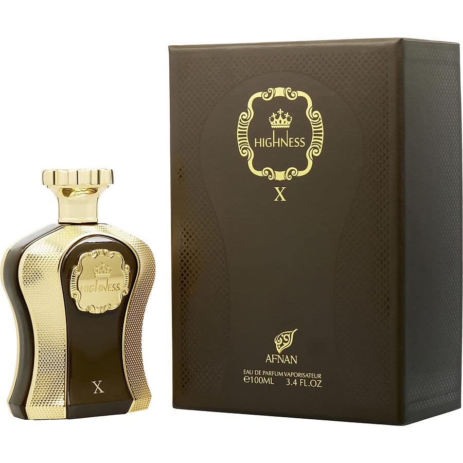 Afnan Highness X Brown for Men Eau De Parfum Spray 3.4 oz 100 ml