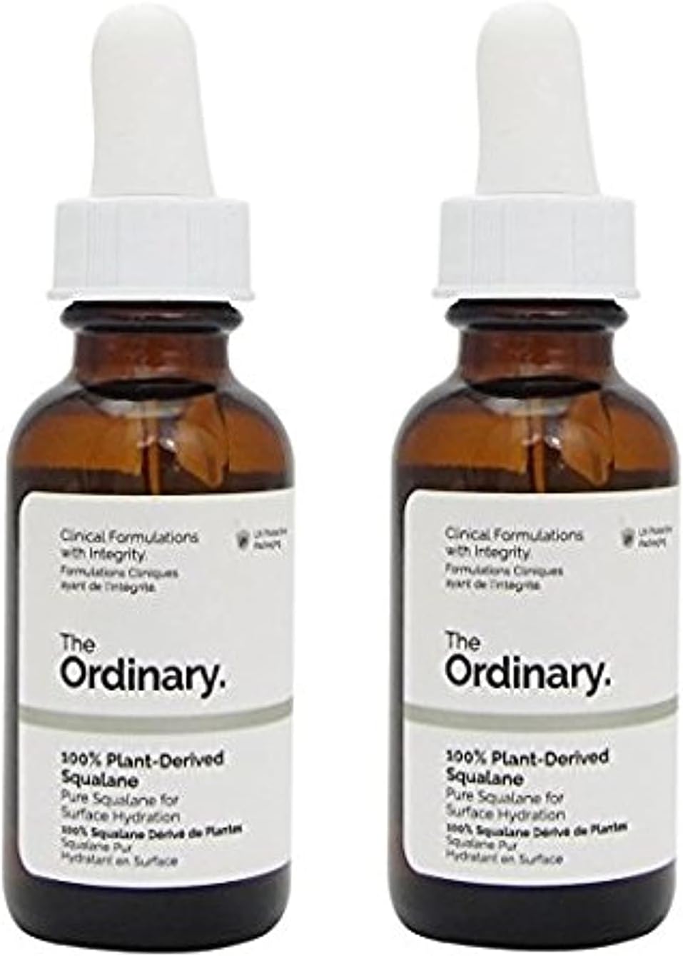 The Ordinary 100% Plant-derived Squalane 30ml (Pack of 2)