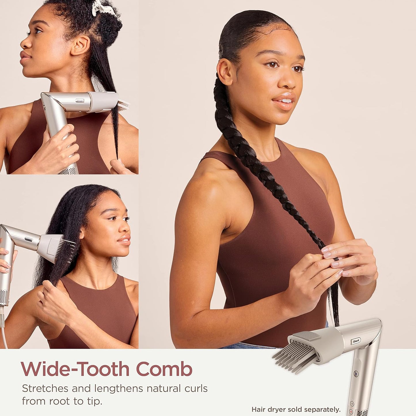 Shark FlexStyle™ Wide-Tooth Comb