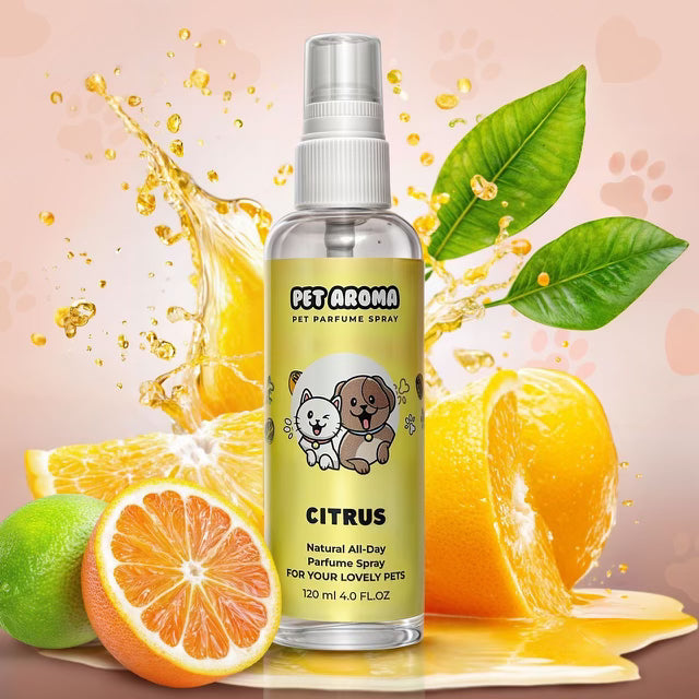 Pet Aroma Citrus Natural All-Day Perfume 4.0 oz 120 ml
