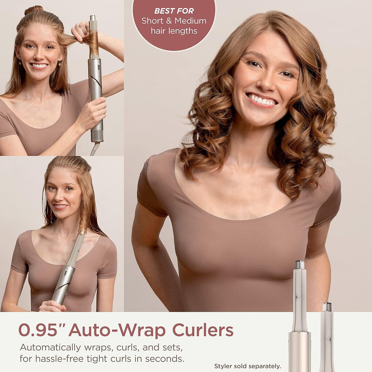 Shark Beauty FlexStyle .95" Auto-Wrap Curlers Attachment