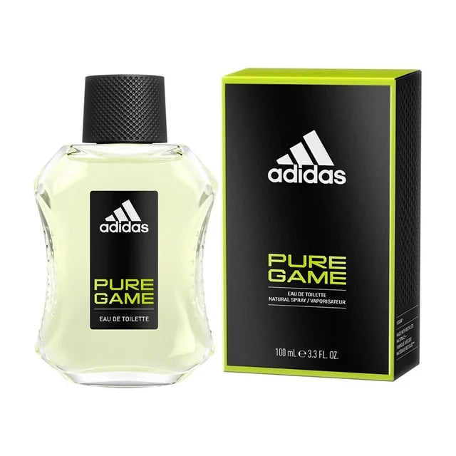 Adidas Pure Game Eau De Toilette For Men 3.3 oz 100 ml