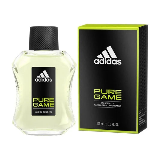 Adidas Pure Game Eau De Toilette For Men 3.3 oz 100 ml
