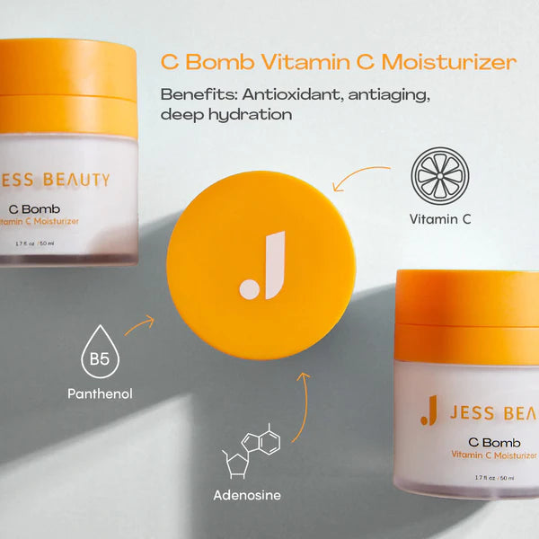 Jess Beauty C Bomb Vitamin C Moisturizer 1.7 oz 50 ml