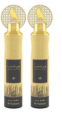 Al Wataniah Areej Al Dhahab Air Freshener 10.14 oz 300 ml (PACK OF 2)