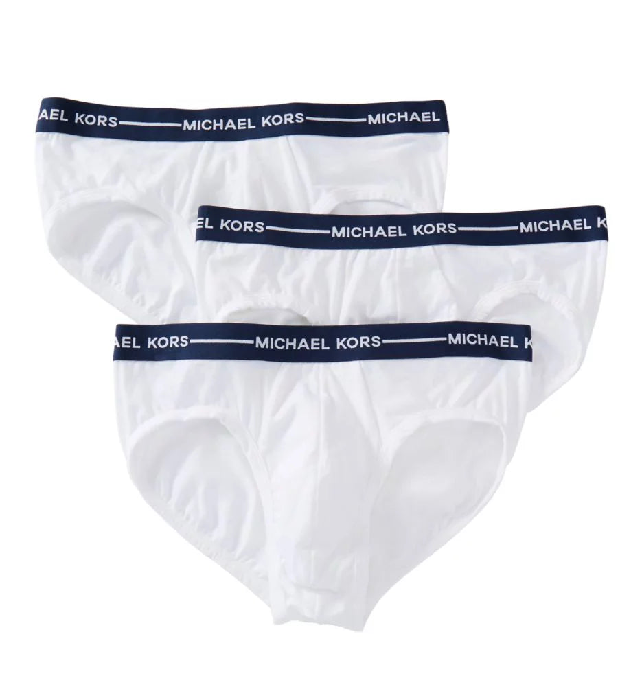 Michael Kors Ultimate Cotton Stretch Briefs 3 Pack Black (319298)