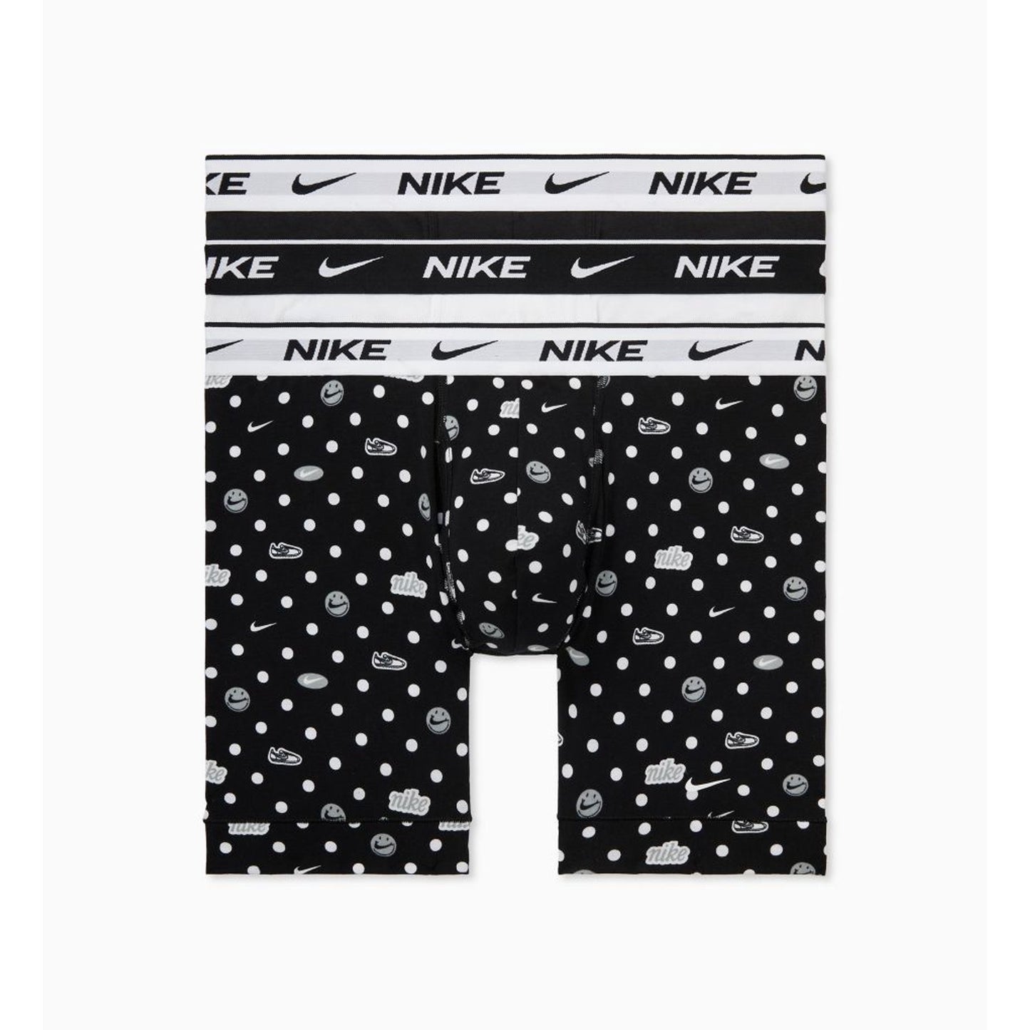 Men's Nike KE1167 Essential Cotton Stretch Boxer Brief - 3 Pack (Sneaker Dot Print )
