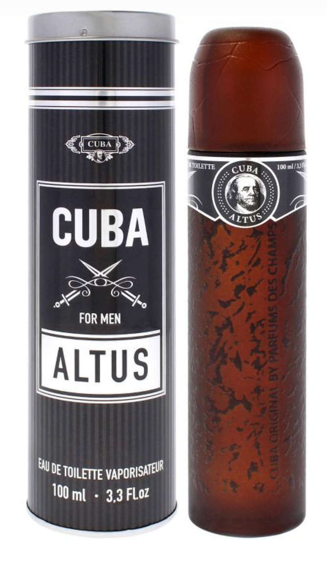 Cuba Paris Cuba Men’s Altus Eau de Toilette – 3.3 oz / 100 ml (1–2 Pack Options)