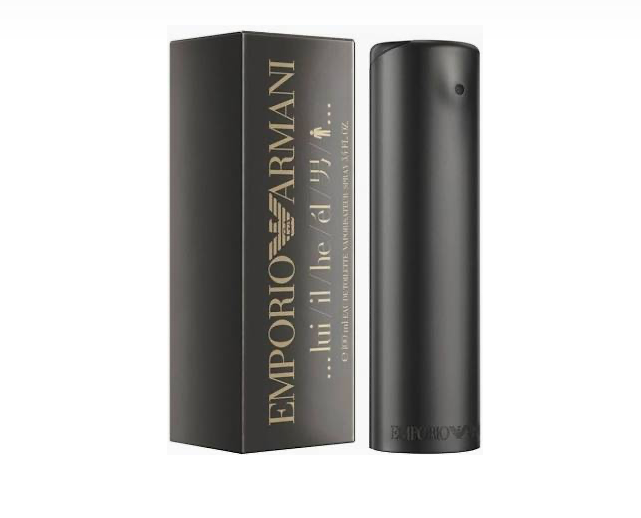 Giorgio Armani Emporio Armani He Eau de Toilette for Men – 3.4 oz / 100 ml