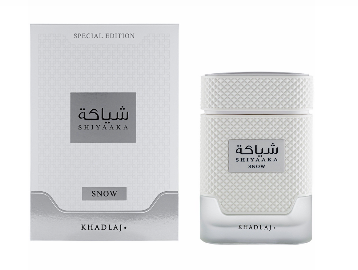 Khadlaj Shiyaaka Snow Eau de Parfum for Men 3.4 oz / 100 ml