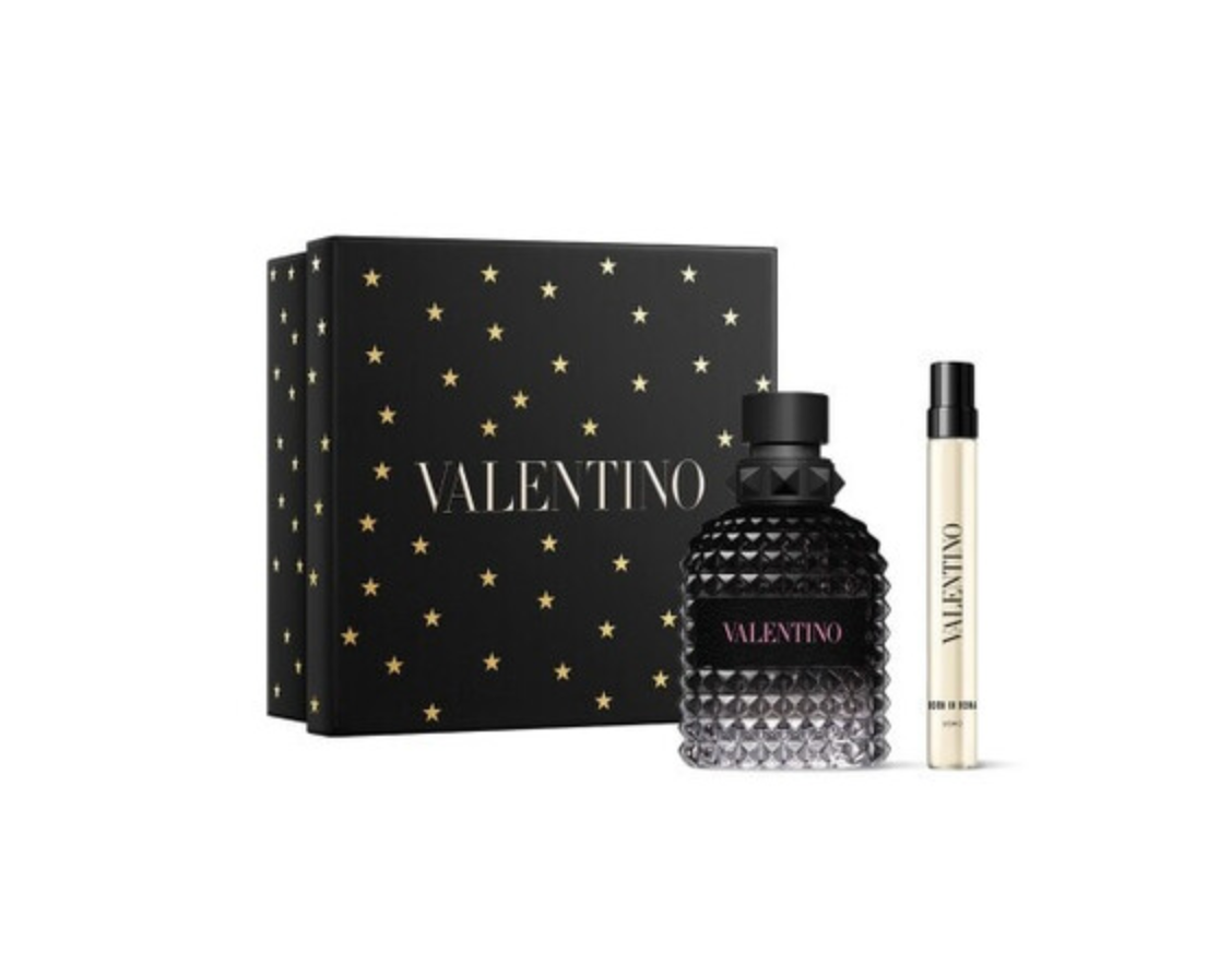 Valentino Uomo Born in Roma Eau de Toilette Gift Set 1.7 oz / 50 ml + 0.33 oz / 10 ml