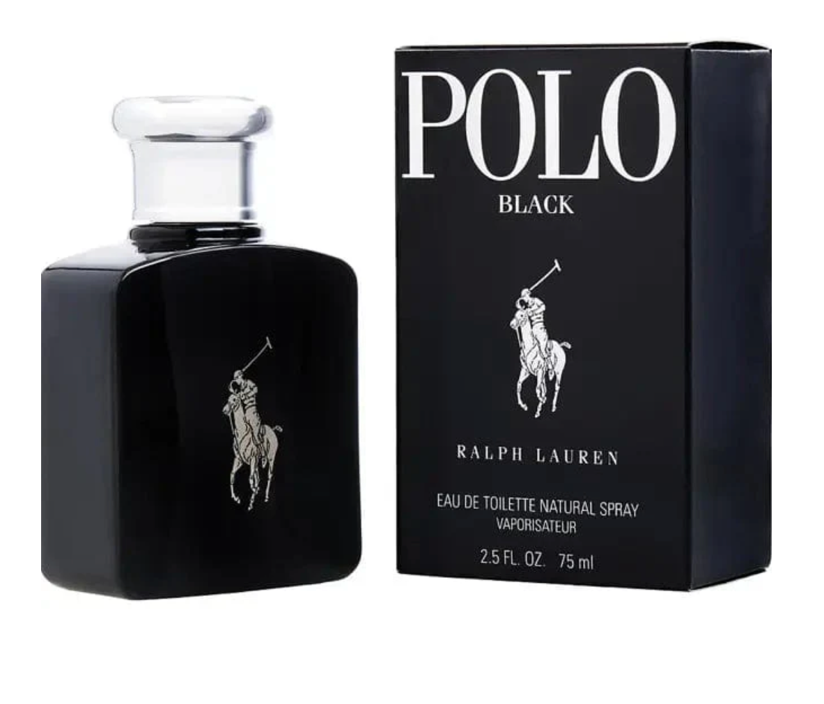 Ralph Lauren Polo Black Eau de Toilette for Men 2.5 oz / 75 ml
