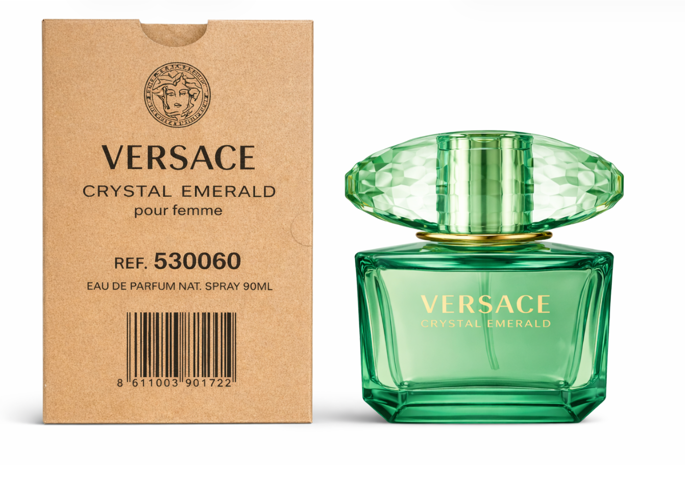 Versace Crystal Emerald Eau de Parfum Tester 3 oz / 90 ml – Rafaelos