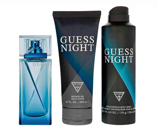 Guess Night Pour Homme 3-Piece Gift Set for Men