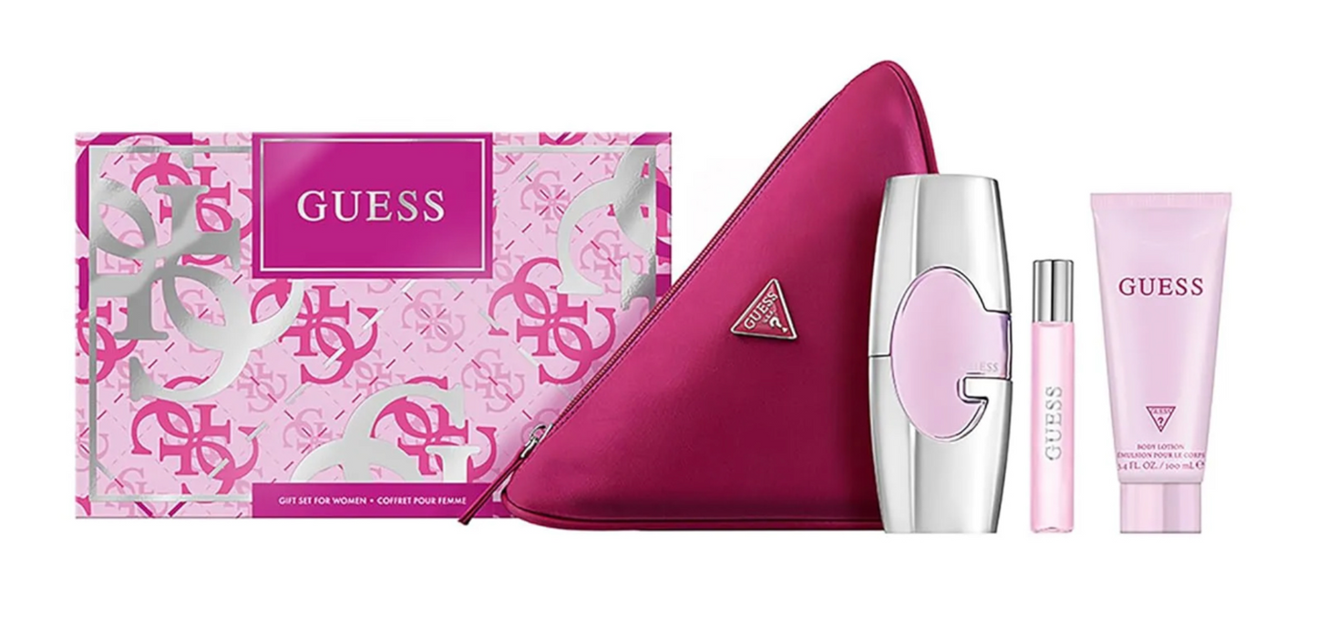Guess Pink 4-Piece Gift Set for Women
