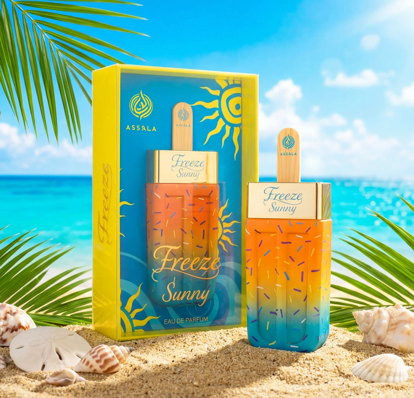Assala Prime Freeze Sunny Eau de Parfum Spray 2.8 oz / 85 ml
