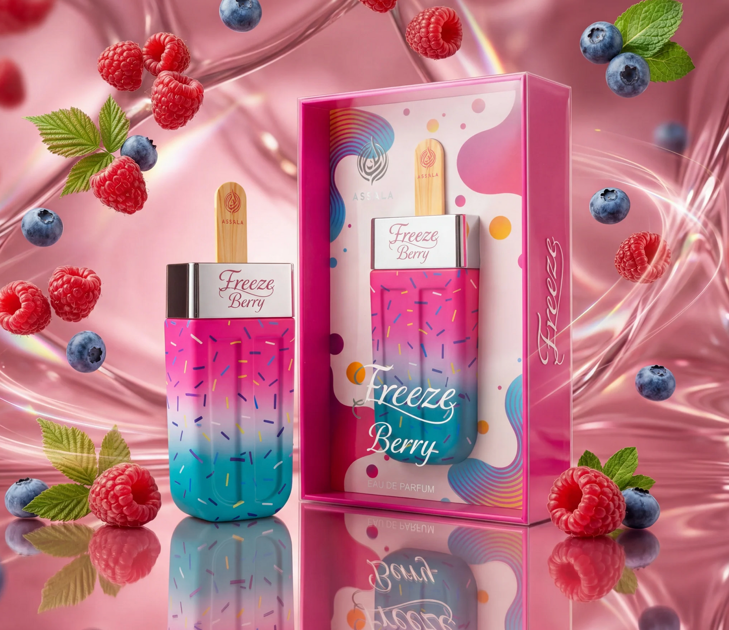 Assala Prime Freeze Berry Eau de Parfum Spray 2.8 oz / 85 ml