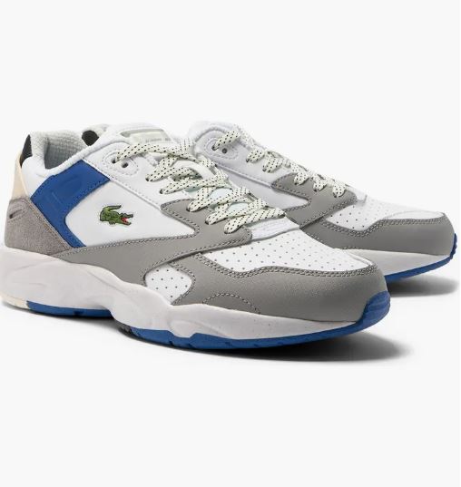 Lacoste Men's Storm 96 Sneaker Off White/Blue – Rafaelos