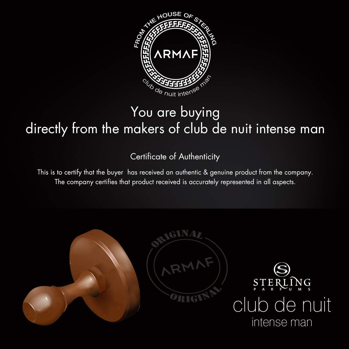 ARMAF Club De Nuit Intense 2-Piece Set for Men, (3.6 Oz Eau De Toilette Spray + 6.8 Oz Body Spray