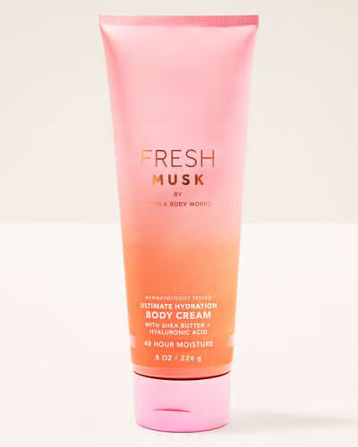 Bath & Body Works Fresh Musk Ultimate Hydration Body Cream 8 oz / 226 g