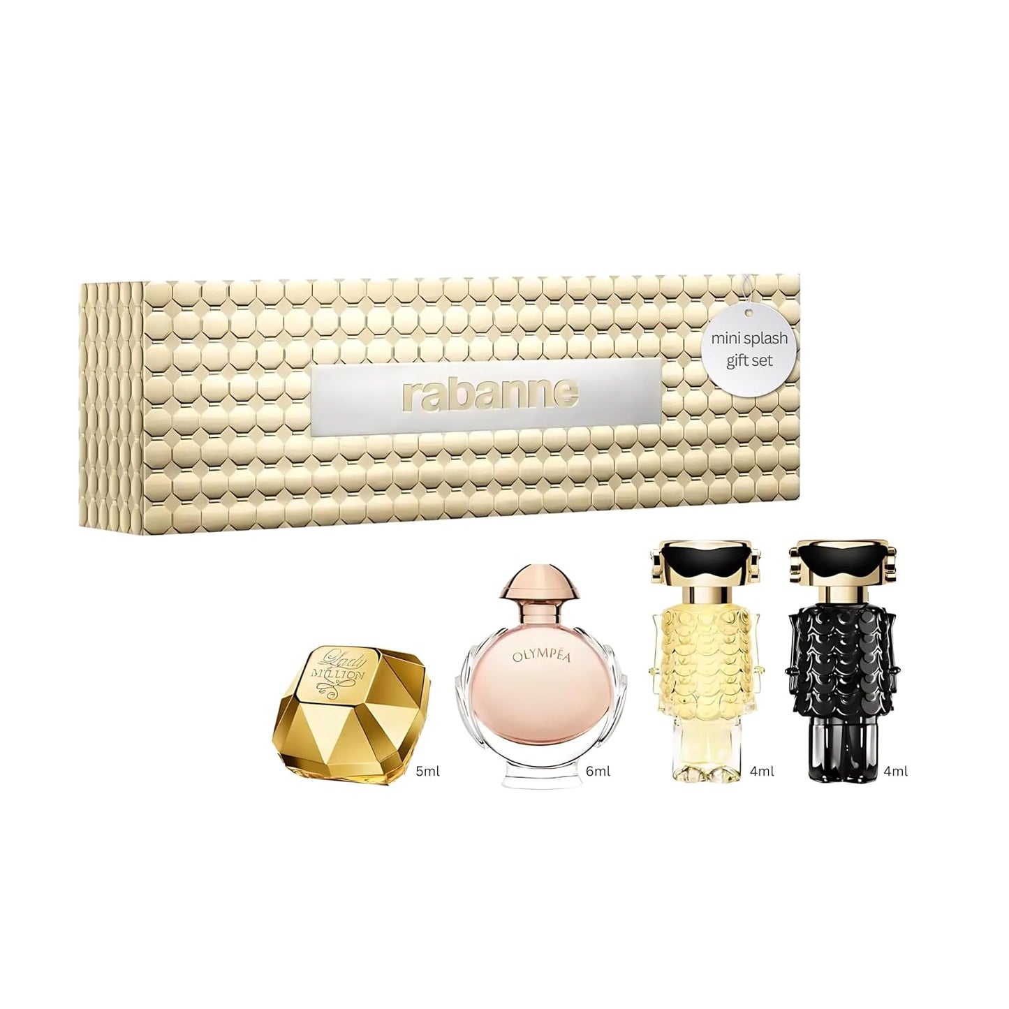 Paco Rabanne Mini Gift Set Variety - Lady Million, Olympea, Fame EDT, Fame Parfum