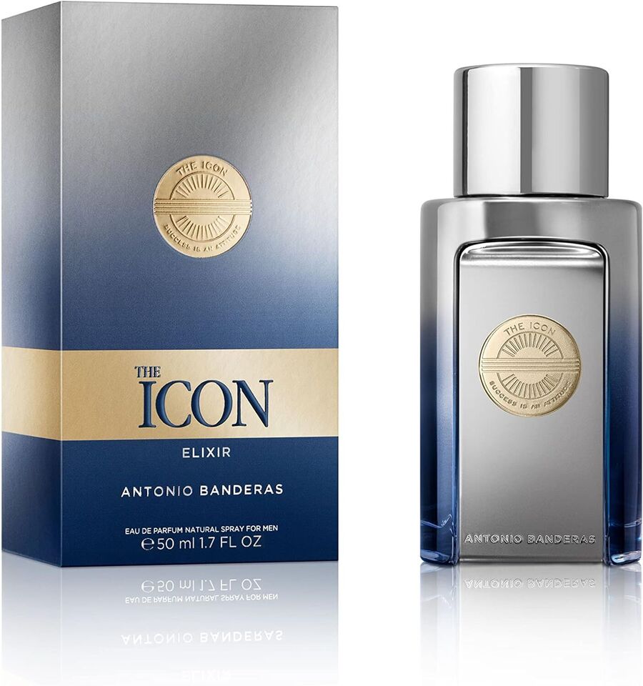 The Icon Elixir By Antonio Banderas Eau De Parfum 3.4 oz 100 ml