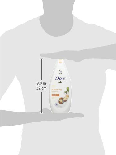Dove Shower gel Shea Butter and Vanilla Body Wash 500 ml 16.9 oz "2-PACK"