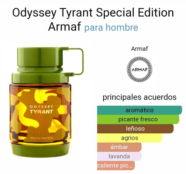 Armaf Odyssey Tytant Special Edition 3.4 oz 100 ml Men