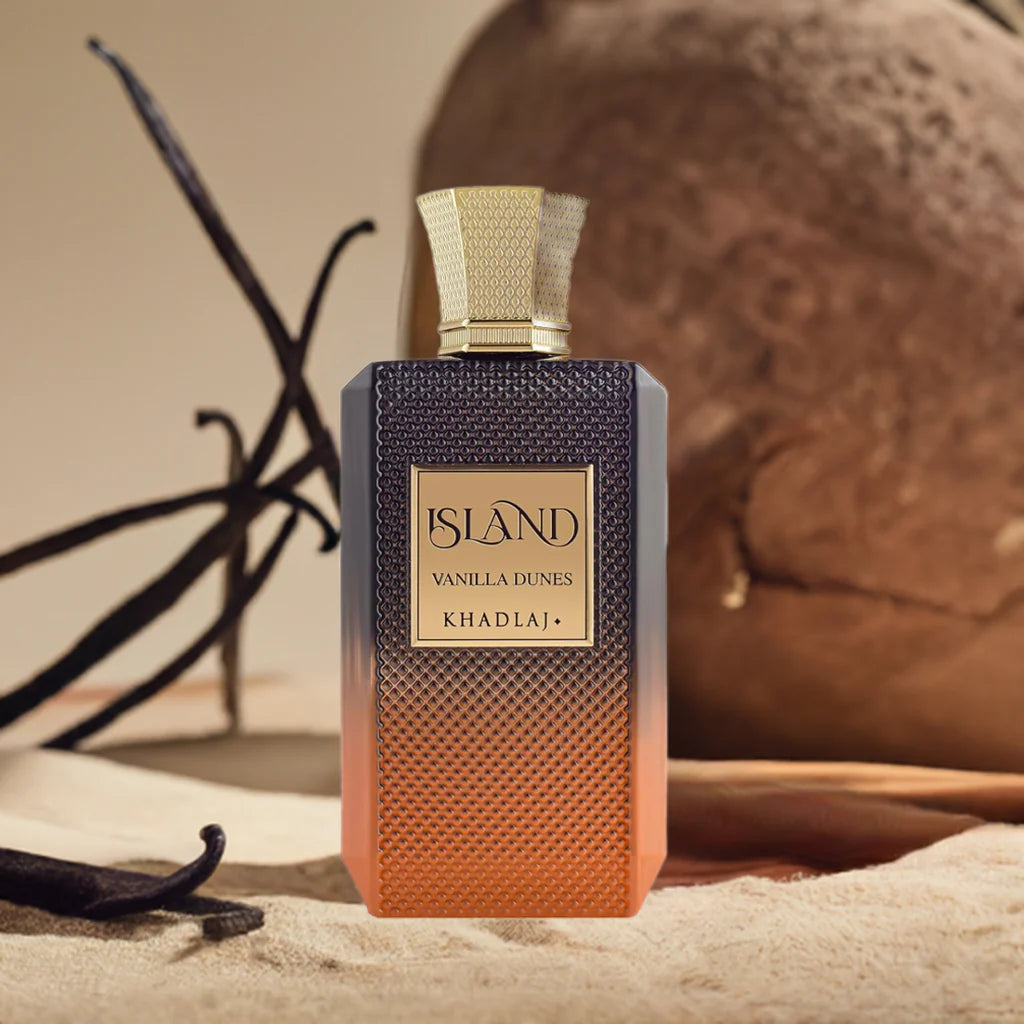 Khadlaj Island Vanilla Dunes Extrait De Parfum Spray, 3.4 oz 100 ml Unisex