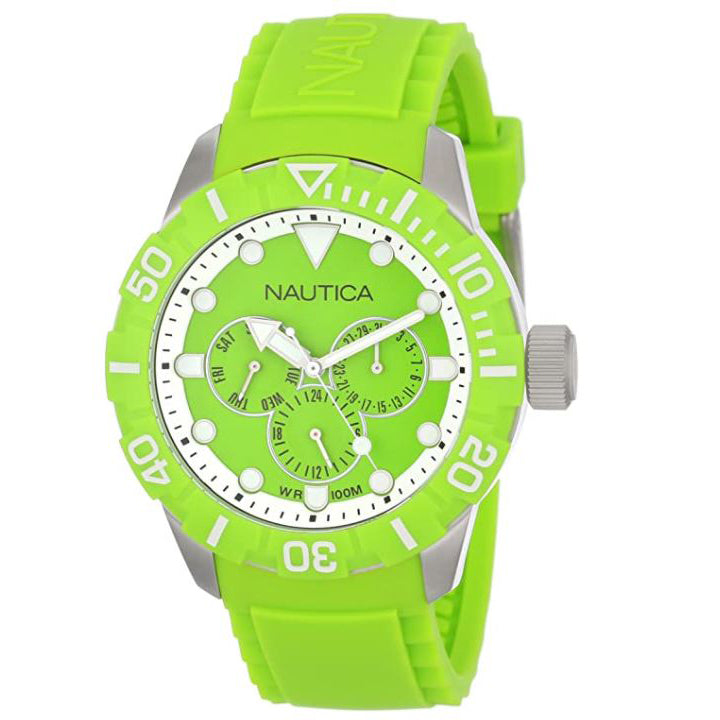 Nautica Unisex N13640G NSR 101 Multi- South Beach Classic Analog with Enamel Bezel Watch