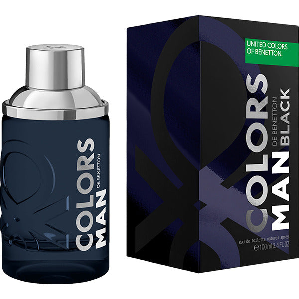 Benetton Colors De Benetton Man Black EDT 3.4 oz 100 ml