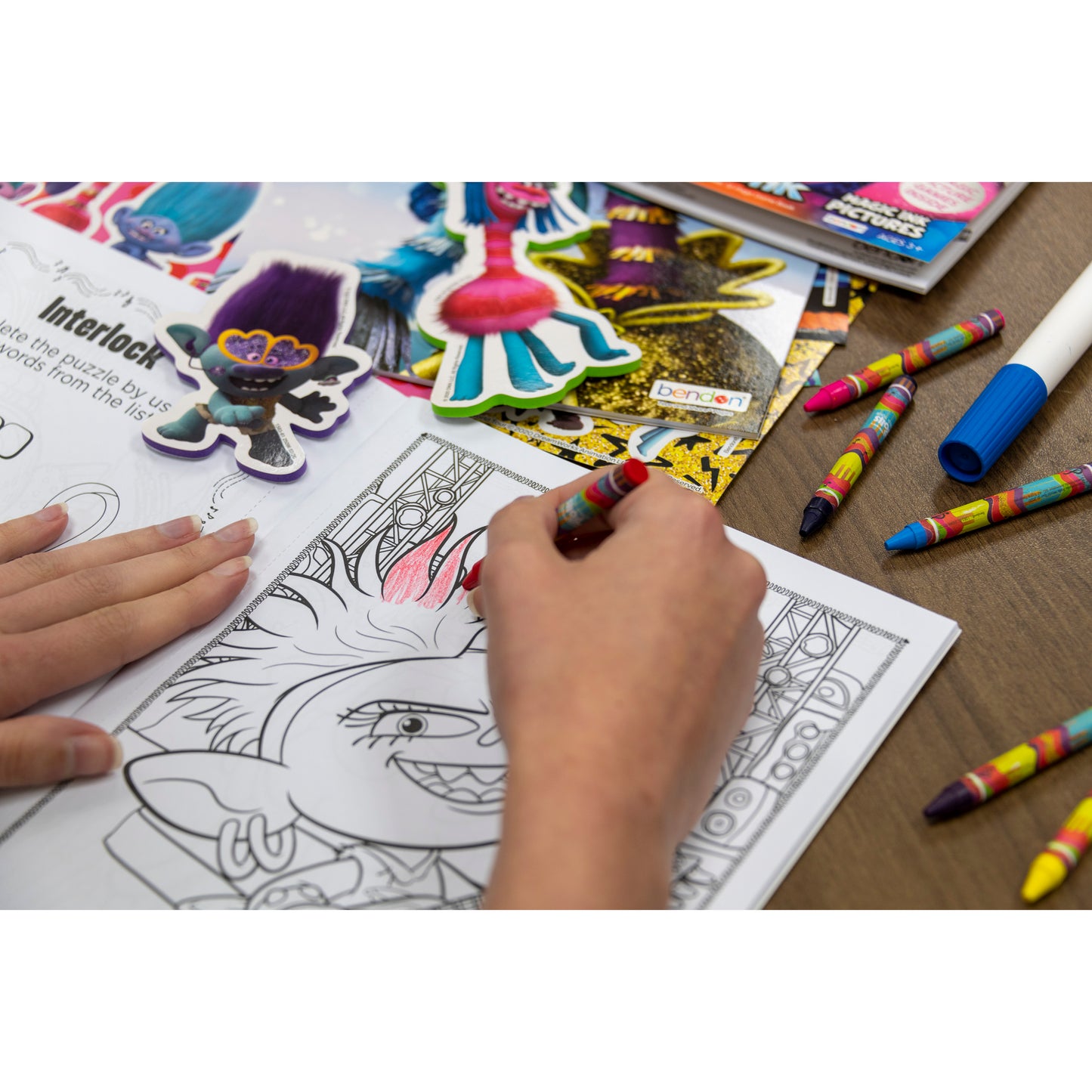 Trolls World Tour Super Adventure Coloring and Activity Set