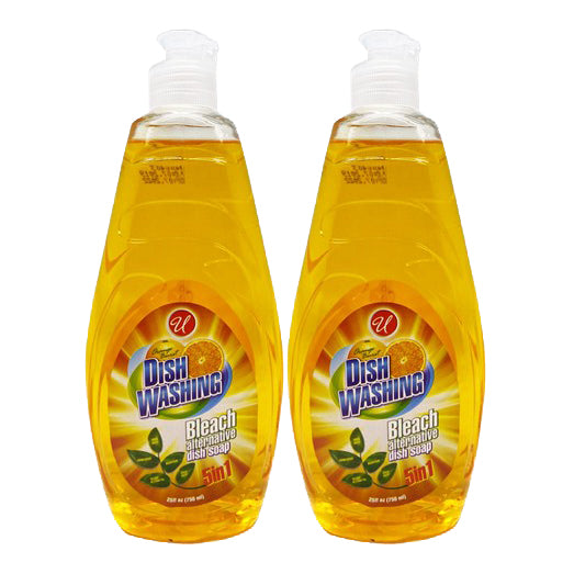 Dish Washing 5in1 Orange Burst 25 oz 750 ml "2-PACK" by Universal