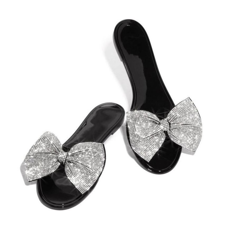 Victoria Adames Miami ll Jelly Sole Sandal Black