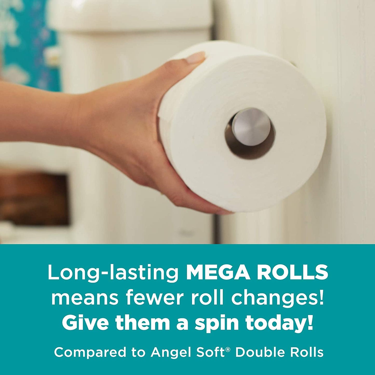 Angel Soft Toilet Paper - 12 Mega Rolls = 24 Regular Rolls