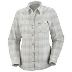 Columbia Women's Saturday Trail Plaid Long Sleeve Shirt (AL7915)