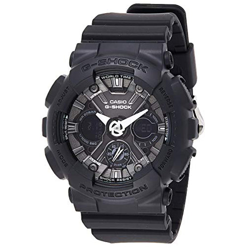 Casio G-Shock Quartz Movement Black Dial Watch GMAS120MF-1A Women