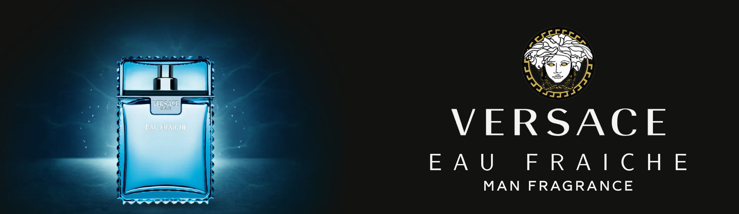 Versace Man Eau Fraiche Eau de Toilette 6.7 oz 200 ml