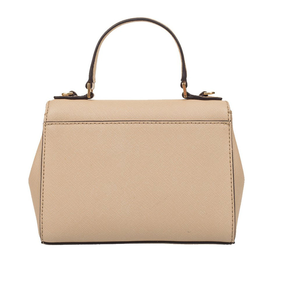 Michael Kors Callie Crossbody Handbag Bisque Leather X-Small (35F6GYAC1L)