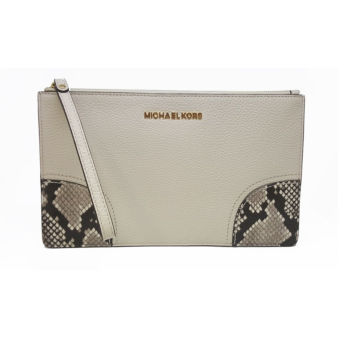 Michael Kors Hattie LG Zip Clutch Leather (35F7GH0W3E)