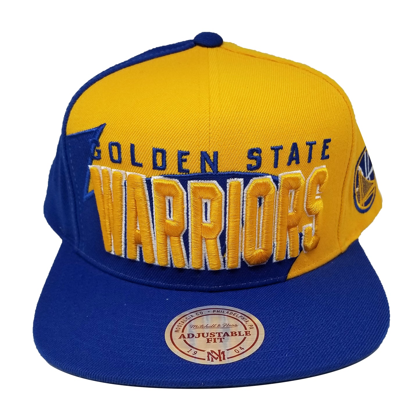 Mitchell & Ness Shark Tooh Snapback Golden State Warriors OS (BH78BR) Blue