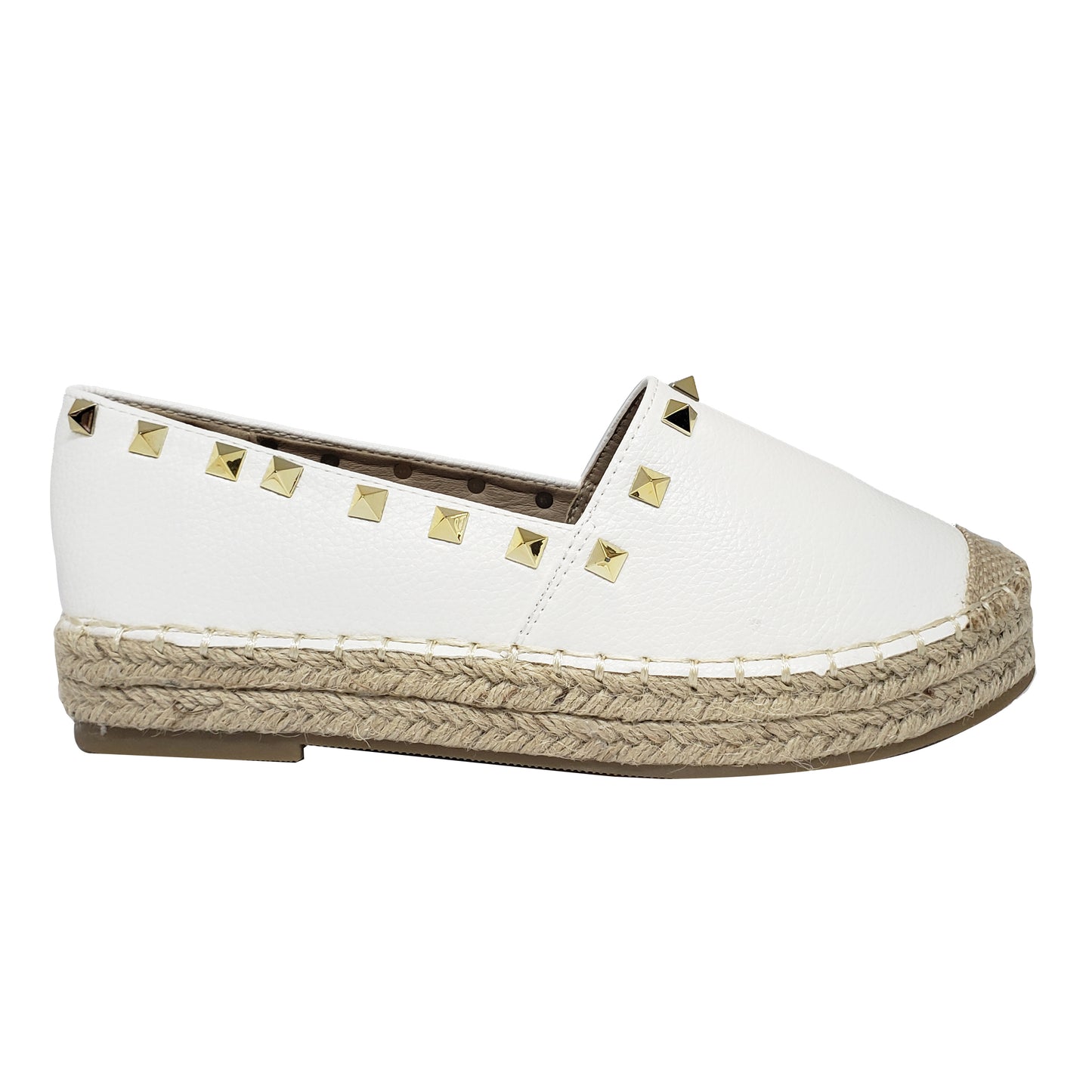 Victoria Adames Kylie White Espadrilles Shoes