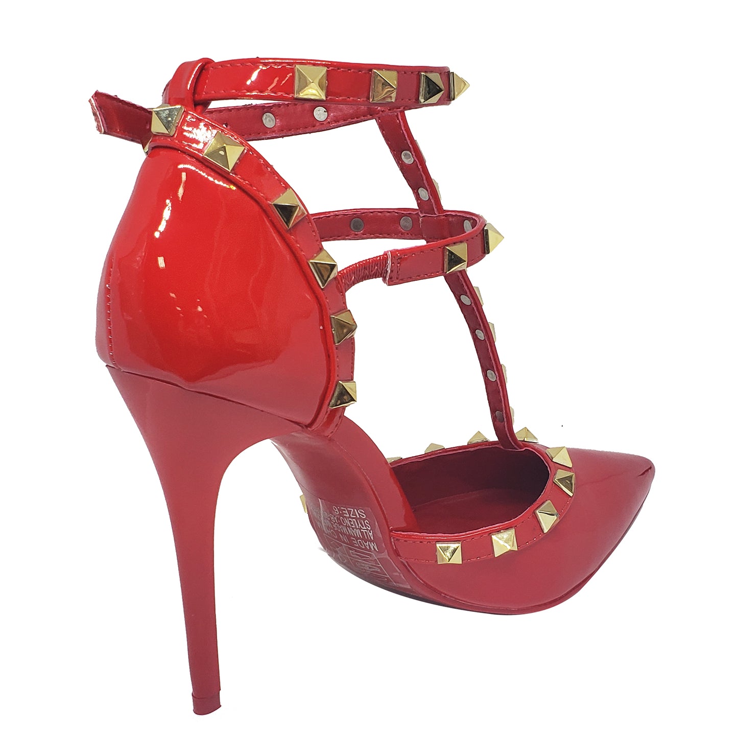 Victoria Adames Vicky Red Lady Patent Pump