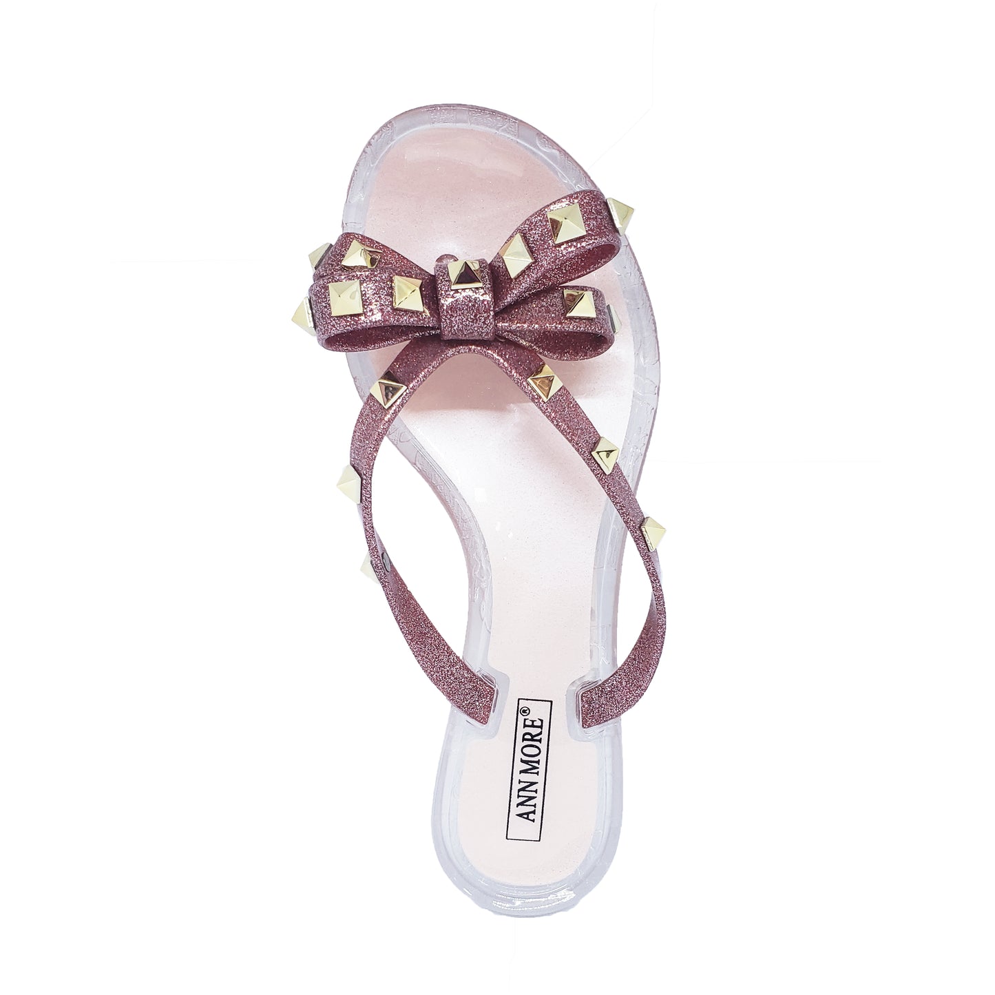 Ann More Genoa Jelly Sandals Glitter
